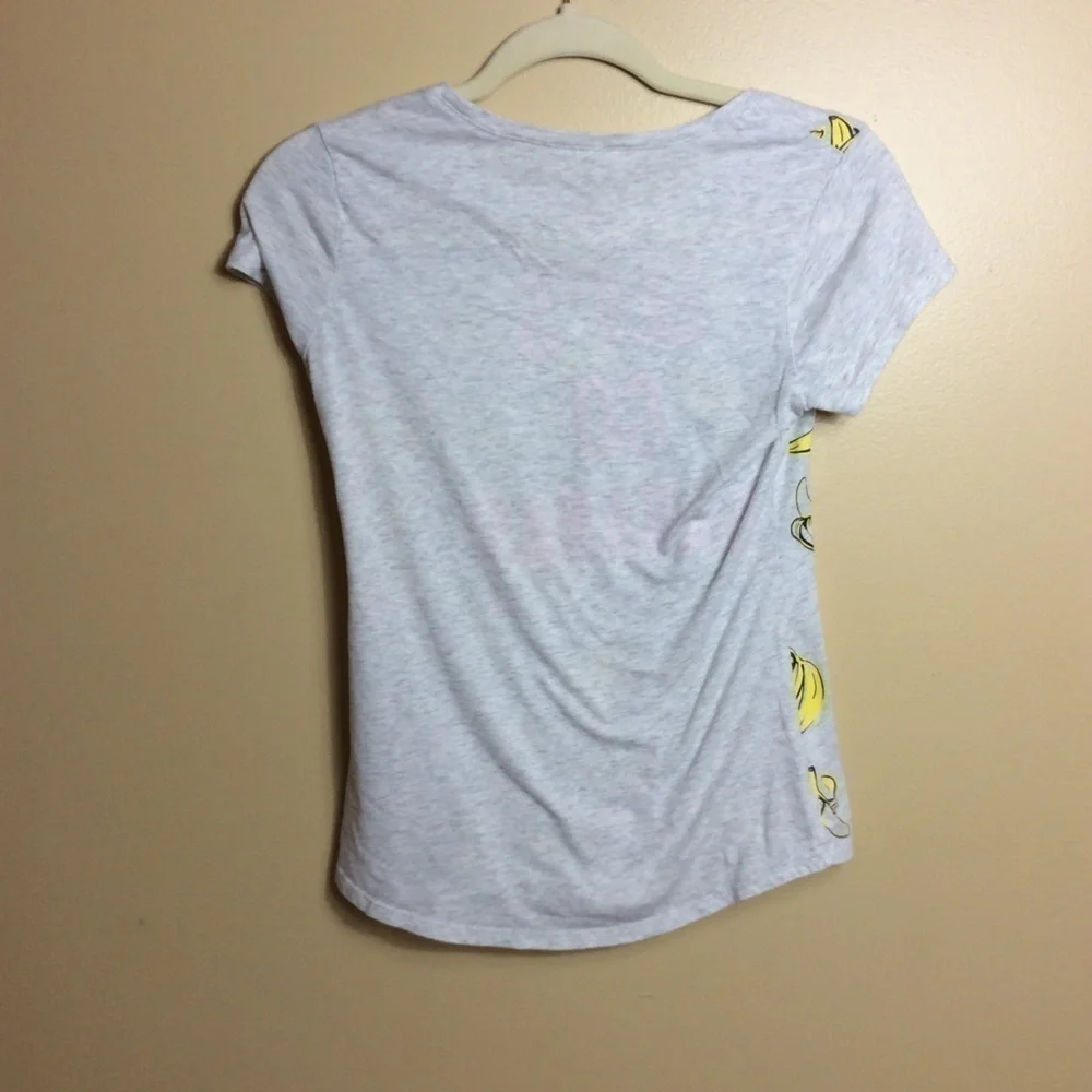 Justice gray let’s go bananas short sleeve T-shirt. 14/16 XL.